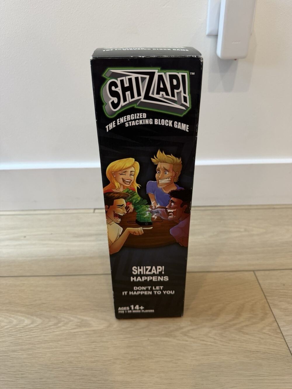 ShiZap! The Energized Stacking Block Game - Electric Shocking Light Up Tumble...